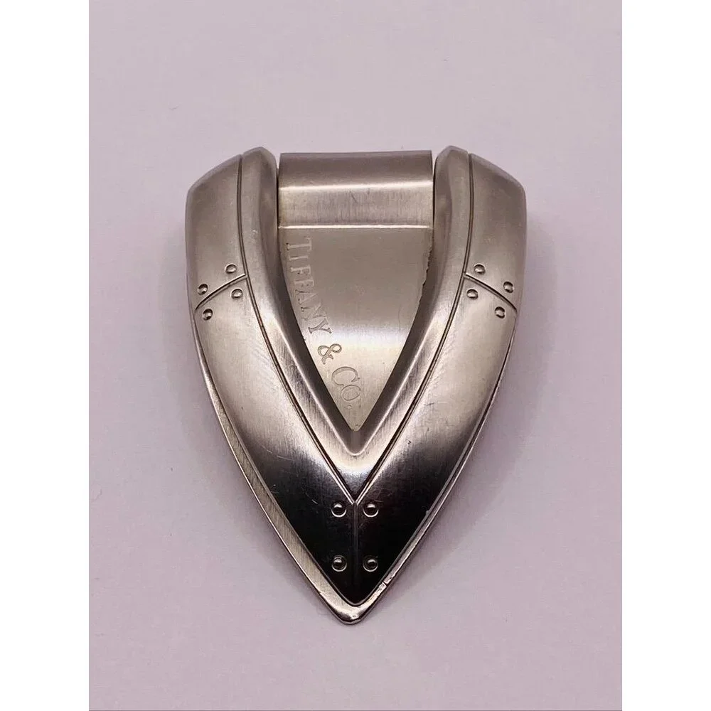Tiffany & Co Stainless Steel Streamerica Money Clip Holder
